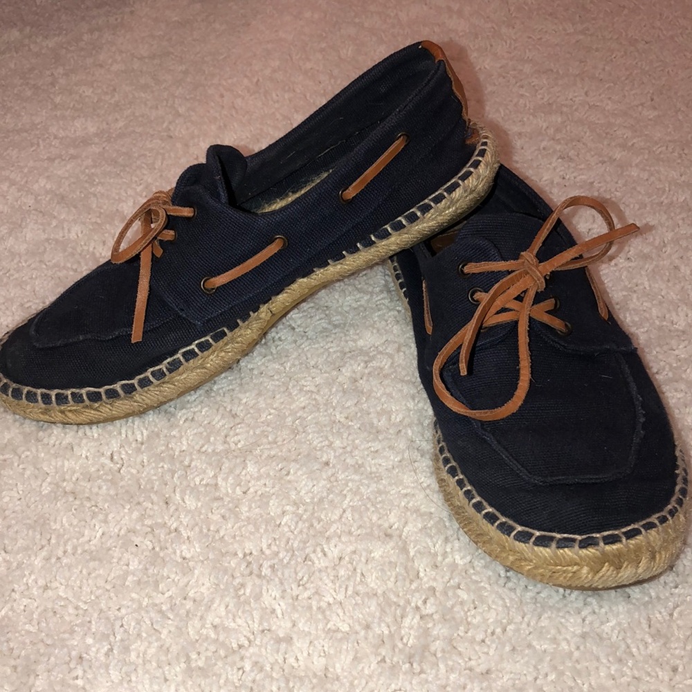 Tory Burch espadrille boat shoes - Picture 2 of 3